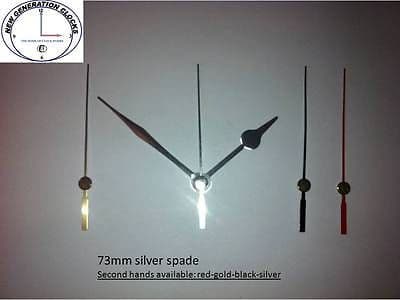 Extra Long 31mm shaft mechanism with hands 5x Quartz DIY ticking clock movement 